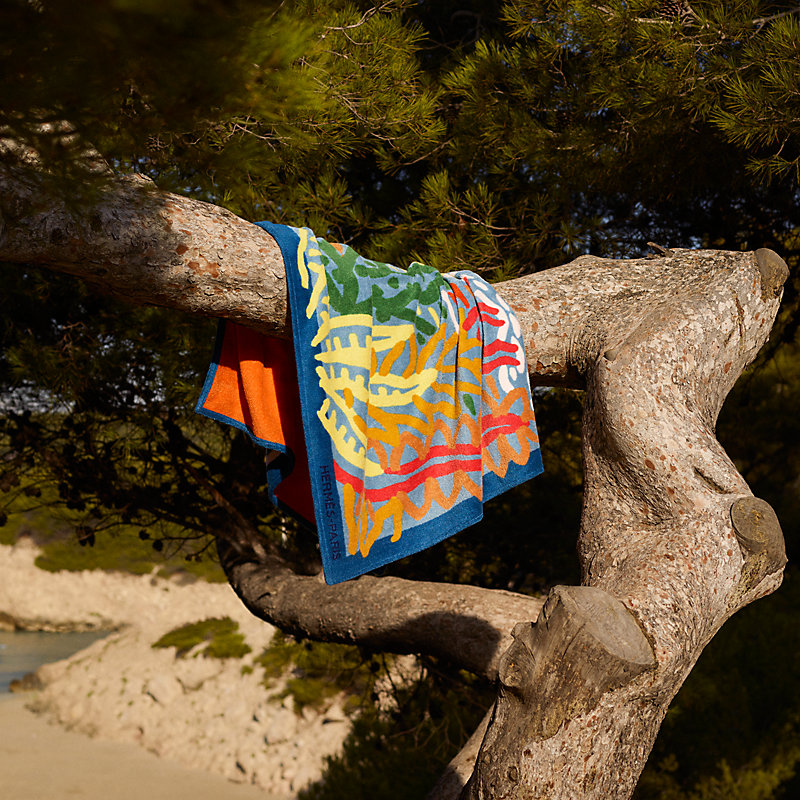 Le Chant des Cigales beach towel | Hermès USA